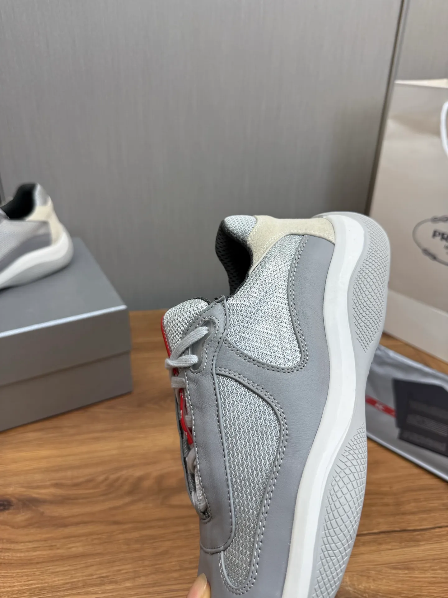 Men's shoes 💰560💰 [PRADA] Men's shoes are popular in the counter, official website is synchronized, 1 high-quality shipment ✔️Original cowhide upper + cowhide lining, 1🆚1 replica, original sole, 38-45 (45 customized, non-refundable)